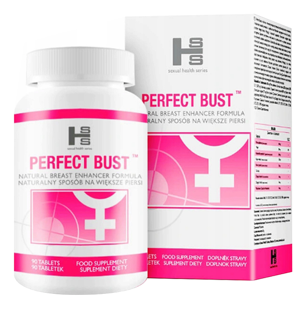 Suplement diety Sexual Health Series Perfect Bust 90 tabletek (20660666 / 5907632923118) - obraz 1