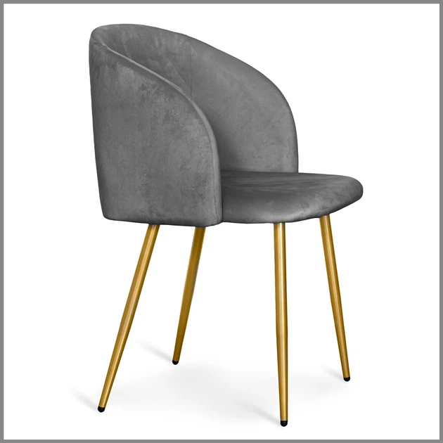 Стул для кухни и гостиной Hommex Nicole Темно-серый (H-360 Dark Grey) - Фото 12 Стул для кухни и гостиной Hommex Nicole Темно-серый (H-360 Dark Grey) - изображение 12