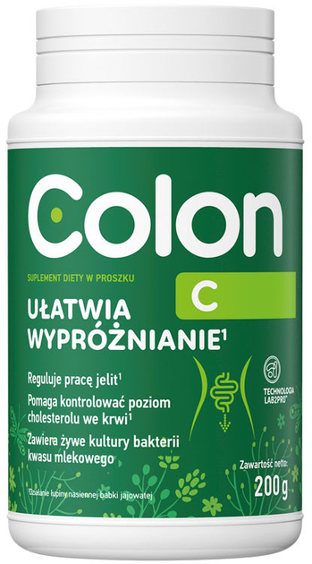 Suplement diety w proszku Orkla Colon C regulacja pracy jelit 200 g (5902046283162) - obraz 1