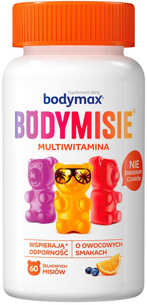 Дієтична добавка Orkla Bodymax Bodymisie желейні цукерки для дітей Мультивітаміни 60 шт (7070866031374) - зображення 1