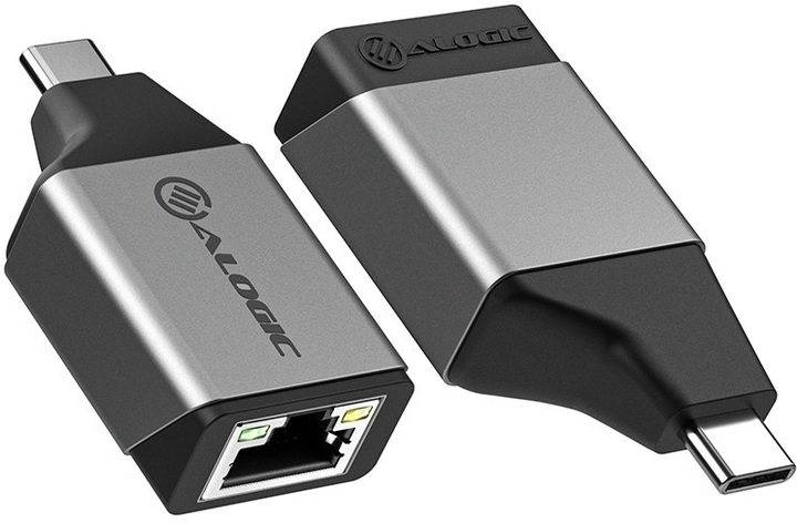 Адаптер Alogic Ultra Mini USB-C Male to RJ45 Ethernet (ULCGEMN-SGR) - зображення 1