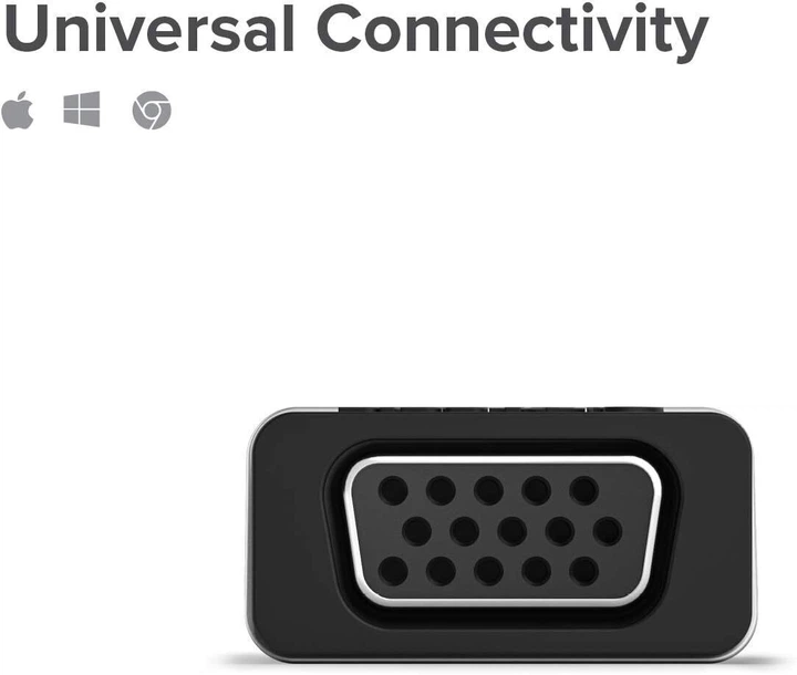 Adapter Alogic Ultra Mini USB-C Male to VGA (ULCVGMN-SGR) - obraz 3