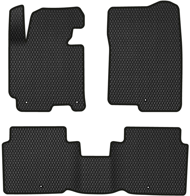 Акция на EVA килимки EVAtech в салон авто Hyundai Elantra (MD) (5 clips) 2010-2015 5 покоління Sedan USA 3 шт Black от Rozetka