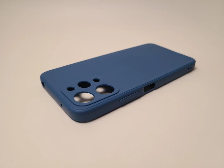 Чохол TPU Matte для Xiaomi Redmi 12 бампер синій - Фото 3 Чохол TPU Matte для Xiaomi Redmi 12 бампер синій - зображення 3