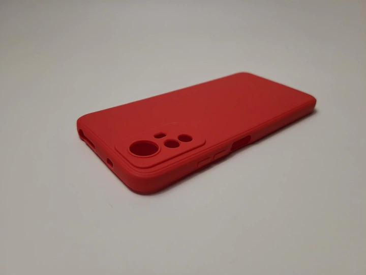 Чохол TPU Matte для Xiaomi Redmi Note 12S червоний бампер - зображення 3