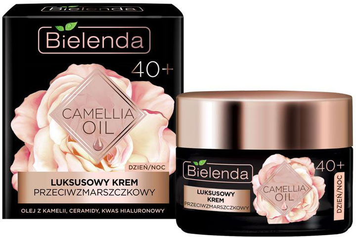 Krem do twarzy Bielenda Camellia Oil 40+ luksusowy przeciwzmarszczkowy na dzień i na noc 50 ml (5902169031725) - obraz 1