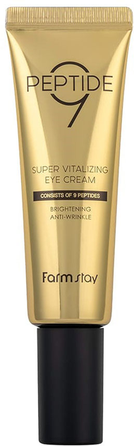 Крем навколо очей FarmStay Peptide9 Super Vitalizing Eye Cream проти зморшок з пептидами 50 мл (8809639173572) - зображення 1