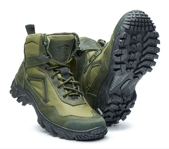 Тактические зимние ботинки "TRT - Tactical Recon Team" в оливе ЗСУ 44 размер - изображение 1