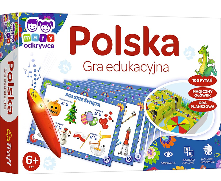 Gra planszowa Trefl Polska Magiczny ołówek (5900511021141) - obraz 1