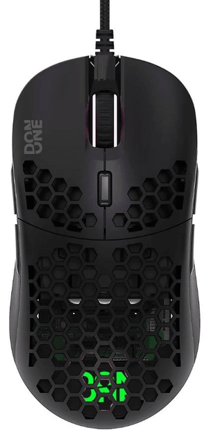 Mysz DON ONE GM500 RGB Lightweight USB Black (5711336030054) - obraz 1