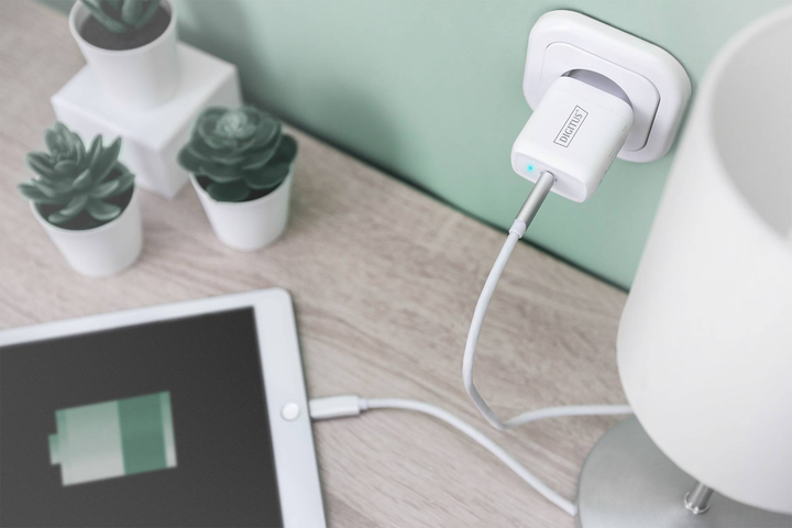 Ładowarka sieciowa Digitus USB-C 20W PD3.0 Biała (DA-10196) - obraz 5