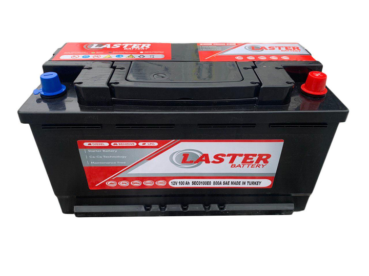 Автомобильный аккумулятор Laster 100 Ah/12V 800A (0) - изображение 1