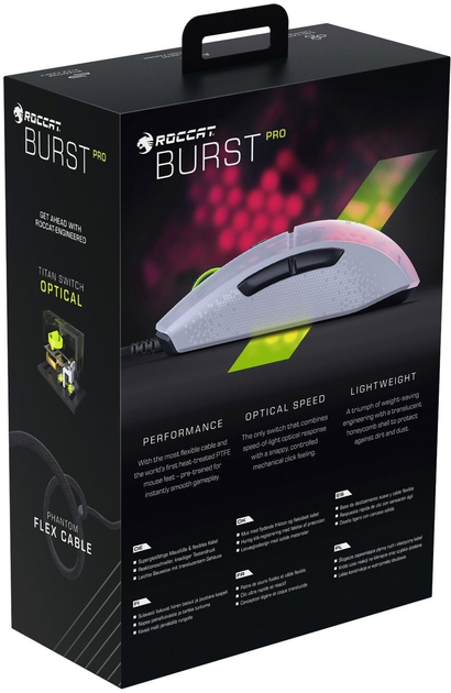 Mysz Roccat Burst Pro USB White (ROC-11-746) - obraz 12