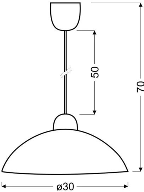 Люстра Candellux LAKONIA Е27х60 (31-48205) для кухни, спальни, прихожей - изображение 2