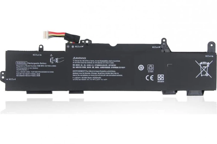 Батарея SS03XL для ноутбука HP EliteBook 745 755 830 840 G5/G6 ZBook 14u G5/G6 (11.55V 50 Wh) Replacement - изображение 2