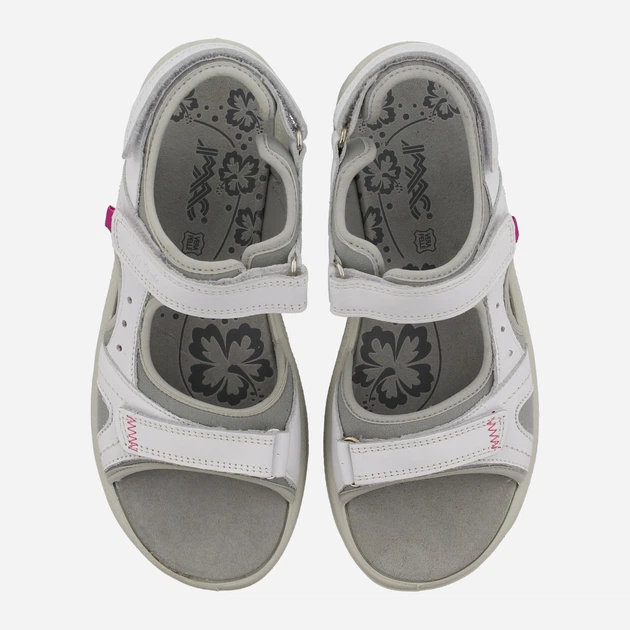 Sandały damskie skórzane Imac 358640 1005/006 39 25 cm Białe (3586400390370) - obraz 3