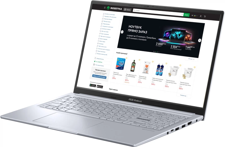 ASUS Vivobook 15.6インチ シルバー M3504Y Ноутбук Asus Vivobook 15X M3504YA-BQ010 Cool Silver