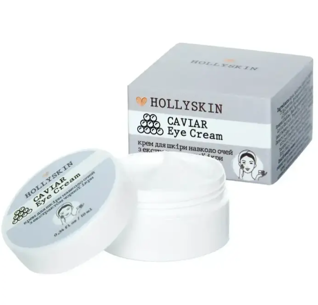 Крем для шкіри навколо очей з екстрактом чорної ікри HOLLYSKIN Caviar Eye Cream - Фото 1 Крем для шкіри навколо очей з екстрактом чорної ікри HOLLYSKIN Caviar Eye Cream - зображення 1