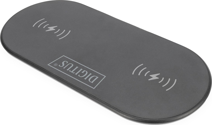 Ładowarka bezprzewodowa indukcyjna Digitus 15W Qi Duo-Power 1m USB-C Czarna (DA-10082) - obraz 4
