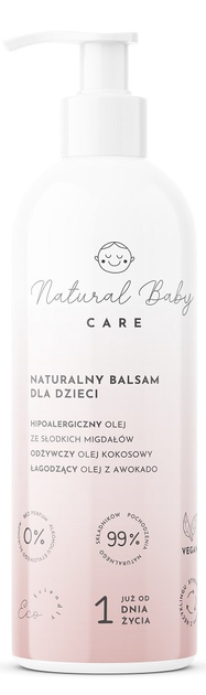 Balsam do ciała Natural Baby Care Baby naturalny dla dzieci 200 ml (5903678023454) - obraz 1