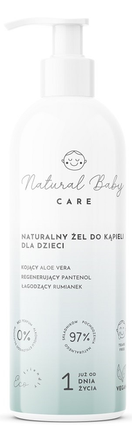 Гель для купання Natural Baby Care натуральний для дітей 200 мл (5903678023447) - зображення 1