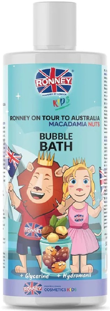 Płyn do kąpieli Ronney Kids On Tour To Australia Bubble Bath delikatny dla dzieci Orzechy Makadamia 300 ml (5060589155770) - obraz 1