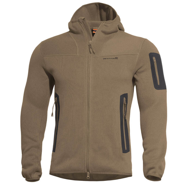 Polartec Флісова кофта Pentagon FALCON PRO SWEATER K08036 X-Large, RAL7013 (Олива) - зображення 2