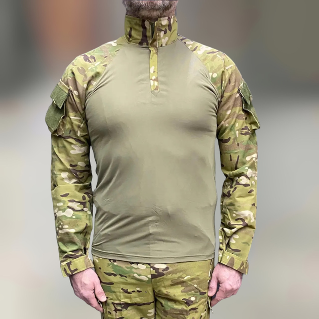 Армейская Кофта Убакс, мультикам Койот, размер XXL, тактическая рубашка Убакс мультикам - изображение 1