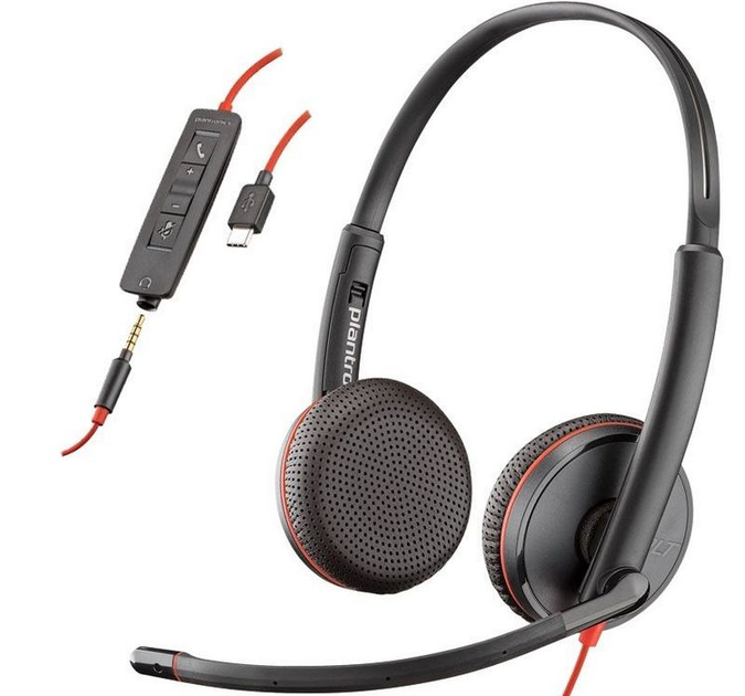 Гарнитура Plantronics Blackwire С3225 USB-C (214017-01) купить в ...