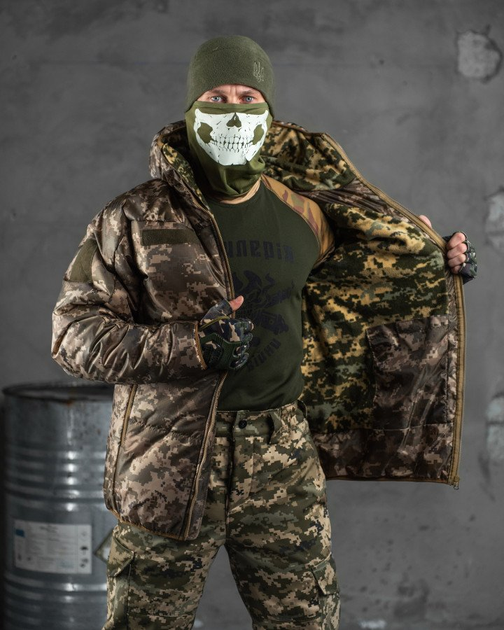 Зимняя тактическая куртка пиксель district Вт6380 XXL - изображение 1