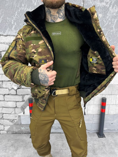 Куртка тактическая Logos-Tac утеплённая мультикам S - изображение 1
