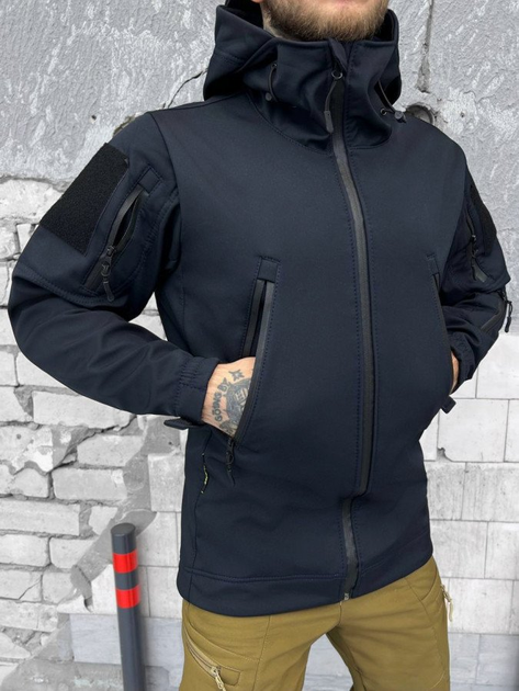 Тактична куртка Logos-Tac Soft Shel XXL чорний - зображення 1