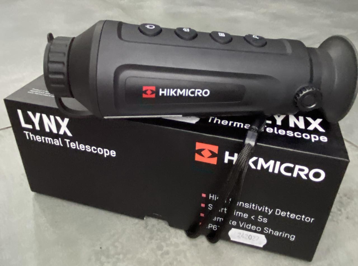 Тепловізійний монокуляр HIKVISION HikMicro Lynx Pro LH19, 384×288, 50 Гц, об'єктив 19 мм, LCOS 1280×960 - зображення 2
