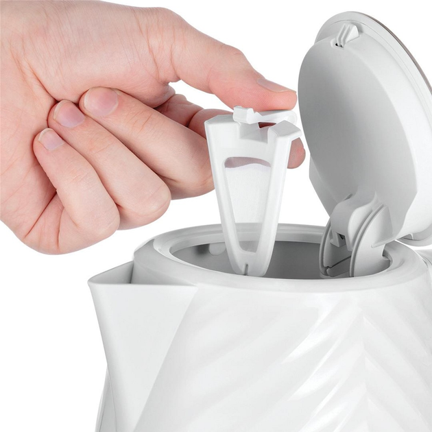 Czajnik elektryczny Russell Hobbs Groove White 26381-70 - obraz 3
