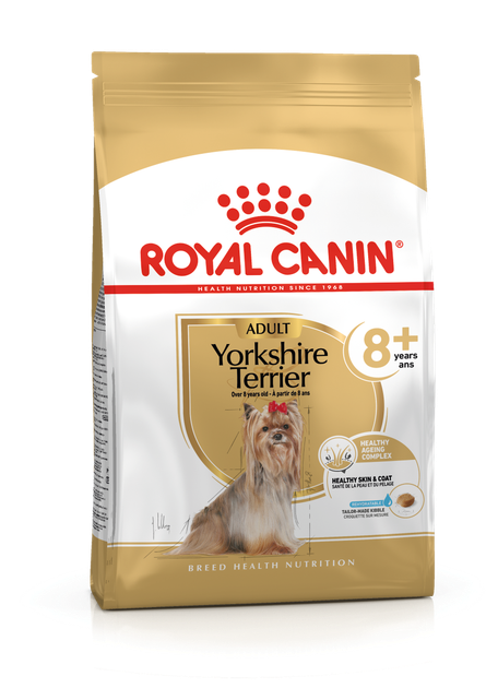 Їжа для дорослих собак ROYAL CANIN YORKSHIRE TERRIER ADULT 8+ 1.5 кг - Фото 1 Їжа для дорослих собак ROYAL CANIN YORKSHIRE TERRIER ADULT 8+ 1.5 кг - зображення 1
