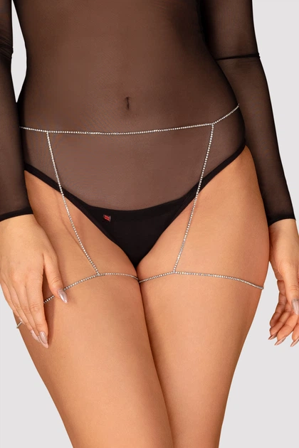 Портупея на пояс Obsessive Bijou 905 one size золотой - изображение 2