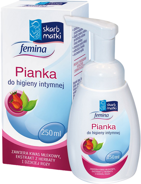 Pianka do higieny intymnej Skarb Matki Femina 250 ml (5901968019347) - obraz 1