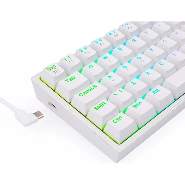Клавиатура Redragon Fizz K617 White ENG (K617RGB-W) – фото, отзывы ...