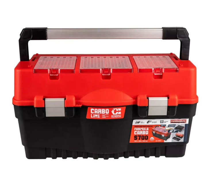 Ящик для инструмента 27" Formula S700 Carbo Alu red Haisser 90075 - изображение 2