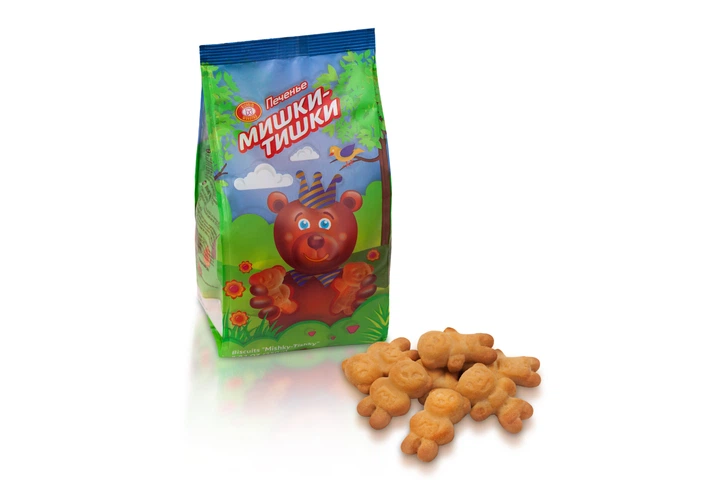 Печенье ХКФ Мишки-Тишки 250г (18) - Фото 1 Печенье ХКФ Мишки-Тишки 250г (18) - изображение 1