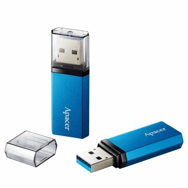 Флеш накопитель USB 3.2 Apacer AH25c 64 GB (AP64GAH25CU-1) синий - изображение 3