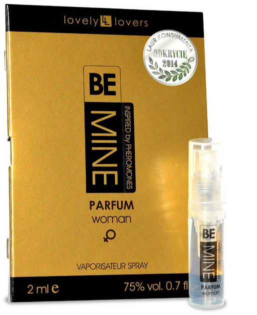 Perfumy damskie z feromonami zapachowymi Lovely Lovers BeMine Original Woman w sprayu 2 ml (5901687650272) - obraz 1