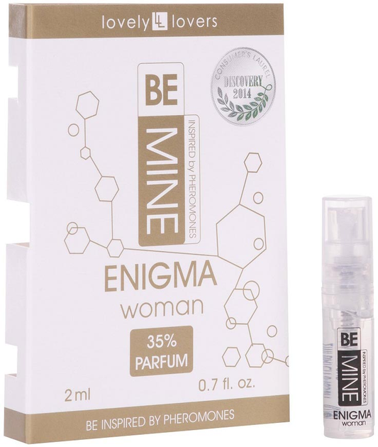 Perfumy damskie z feromonami zapachowymi Lovely Lovers BeMine Enigma Woman w sprayu 2 ml (5901687650401) - obraz 1