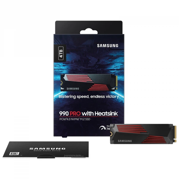 SSD накопитель Samsung pro 990 4tb m.2 PCIe 4.0+радиатор (mz-v9p4t0cw) - изображение 6