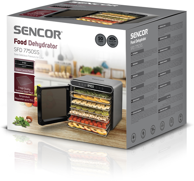 Сушилка для овощей и фруктов SENCOR SFD7750SS - изображение 15