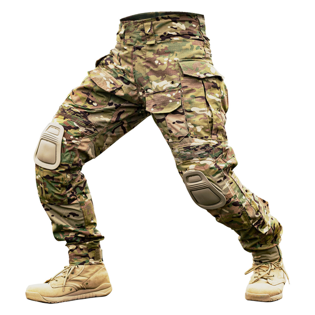 Військові тактичні штани Han Wild G3+ (гармошка) з наколінниками Multicam Розмір XL - зображення 2