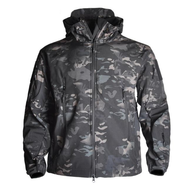 Костюм тактический софтшелл Softshell V2 night multicam (ночной мультикам) Размер XXL - изображение 2