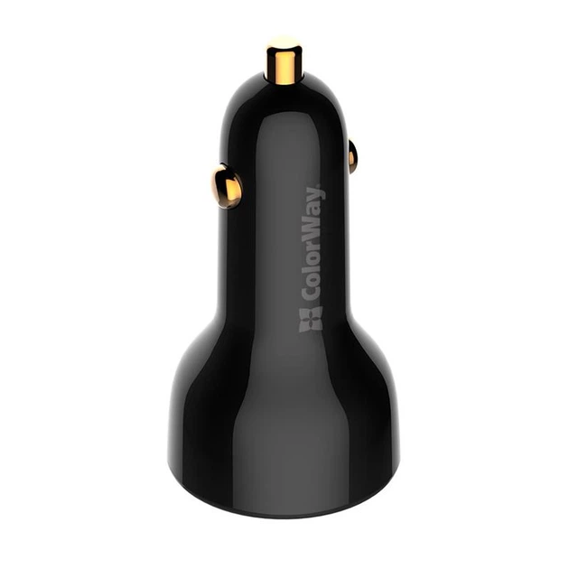 Автомобильное зарядное устройство ColorWay Power Delivery Port PPS USB (USB-A + USB-C, 100W) PD, QC Black (CW-CHA044PD-BK) - Фото 3 Автомобильное зарядное устройство ColorWay Power Delivery Port PPS USB (USB-A + USB-C, 100W) PD, QC Black (CW-CHA044PD-BK) - изображение 3
