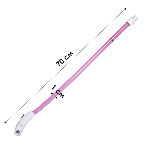 Світлодіодний LED нашийник Lesko L-18 Pink L для собак і котів USB водовідштовхувальний, що світиться - Фото 5 Світлодіодний LED нашийник Lesko L-18 Pink L для собак і котів USB водовідштовхувальний, що світиться - зображення 5