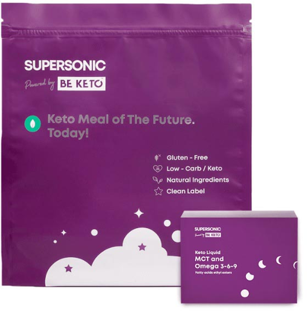 Повноцінне харчування Supersonic keto Арахісове масло 750 г (5905644489127) - зображення 1